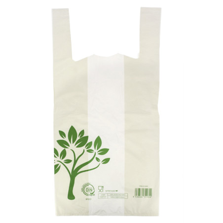 Sac à Bretelles Home Compost “Be Eco!” 50x60cm 22,5µm (500 Utés)