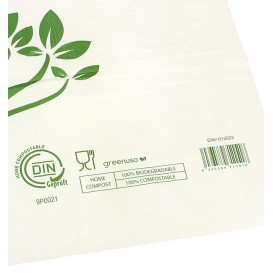 Sac avec Anses Découpées Home Compost “Be Eco!” 30x40cm (100 Utés)