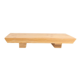 Base en Bambou Naturel pour Sushi 27,5x18x2,5cm (1 Uté)