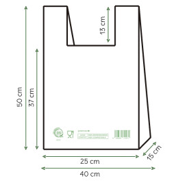 Sac à Bretelles Home Compost “Classic” 40x50cm (1.000 Utés)