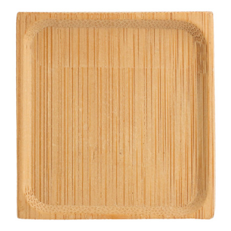 Plat Dégustation en Bambou Carré 6x6cm (144 Utés)