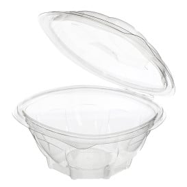 Saladier Rond avec charnière PET 500ml (100 Utés)