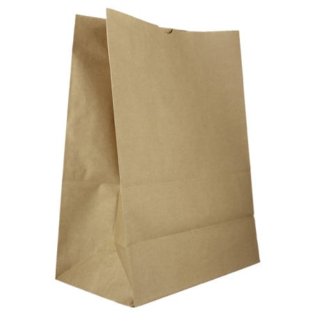 Sac en papier KRAFT sans anses 70g/m² 20+16x40cm (500 Unités)