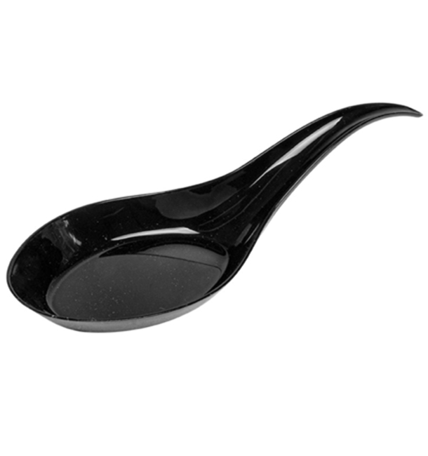 Cuillère Dégustation Mini Spoon Noir 100 mm (1500 Utés)