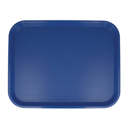 Plateau PP Fast Food Bleu 35,5x45,3cm (1 Uté)