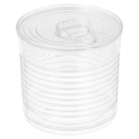 Boîte de Conserve Transparente PS 110ml Ø6x5,7cm (200 Utés)