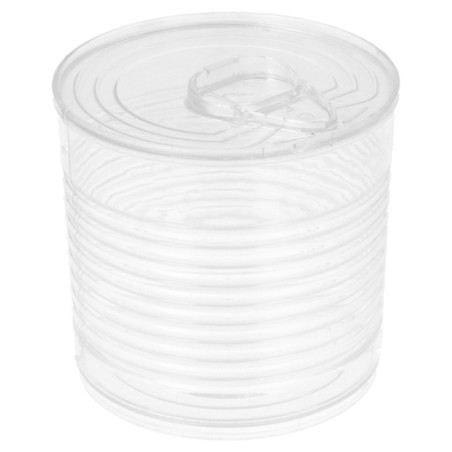 Boîte de Conserve Transparente PS 220ml Ø7,4x7cm (100 Utés)