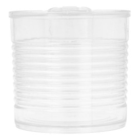 Boîte de Conserve Transparente PS 220ml Ø7,4x7cm (100 Utés)