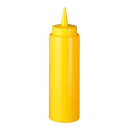 Bouteille pour Sauces Plastique Jaune 240ml (72 Utés)