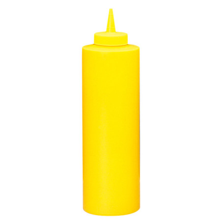 Bouteille pour Sauces Plastique Jaune 720ml (6 Utés)