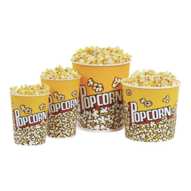 Seau Pop-Corn 3900ml 18,1x14,2x19,4cm (25 Utés)