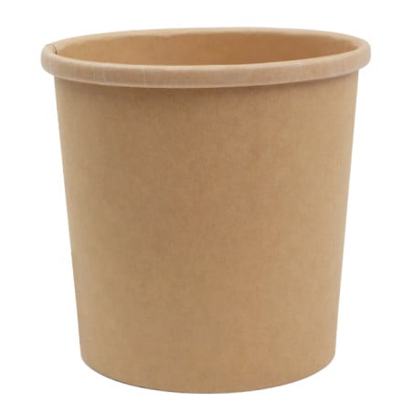 Pot en carton Kraft-Kraft 16Oz/450ml Ø10,0cm (500 Utés)