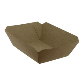 Barquette Carton Kraft-Kraft 9,6x6,5x4,2cm 250ml (1000 Utés)