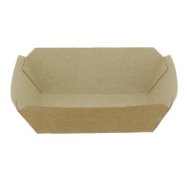 Barquette Carton Kraft-Kraft 9,6x6,5x4,2cm 250ml (1000 Utés)