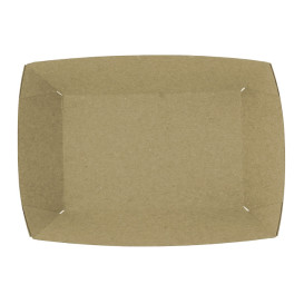 Barquette Carton Kraft-Kraft 11,0x7,0x3,5cm 300ml (25 Utés)