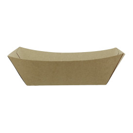 Barquette Carton Kraft-Kraft 12,2x8,0x5,5cm 525ml (600 Utés)