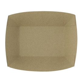 Barquette Carton Kraft-Kraft 12,2x8,0x5,5cm 525ml (600 Utés)