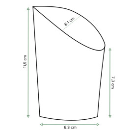 Gobelet Carton Ingraissable Effet Kraft Moyen (1320 Unités)