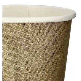 Gobelet Carton Kraft 12Oz/360ml Ø7,5cm (55 Utés)