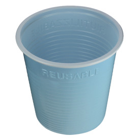 Gobelet Plastique PS Bicolore Bleu Clair 230ml (30 Utés)