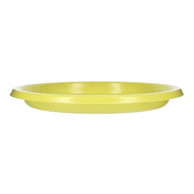 Assiette Plate Réutilisable Economique PS Jaune Ø17cm (300 Utés)