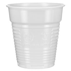 Gobelet Plastique Vending Blanc 166ml Ø7,0cm (100 Utés)