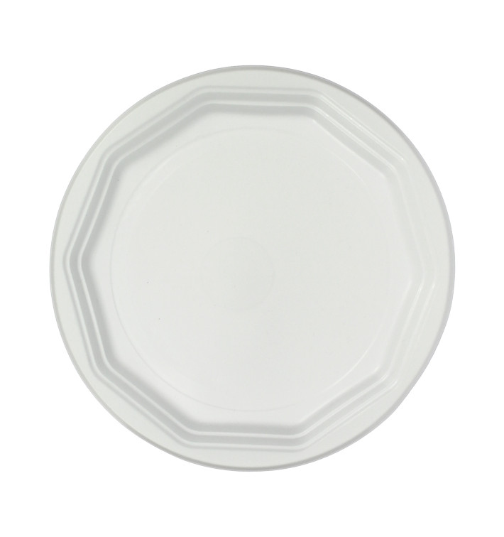 Assiette Réutilisable PP "Deka" Plate Blanc 220mm (297 Utés)