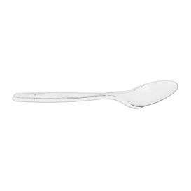 Petite Cuillère plastique PS Réutilisable Transparent 12,5cm (720 Utés)