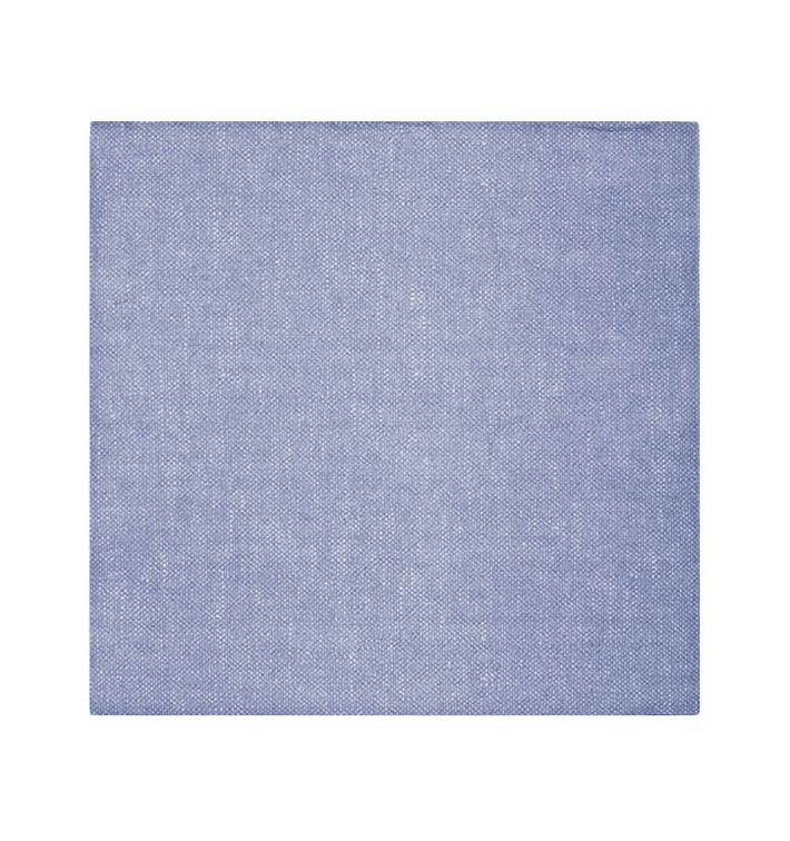 Serviette Papier molletonnée "Cow Boys Bleu" 40x40cm (50 Utés)