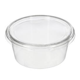 Couvercle Récipient Compostable PLA Transparent 145ml (100 Utés)