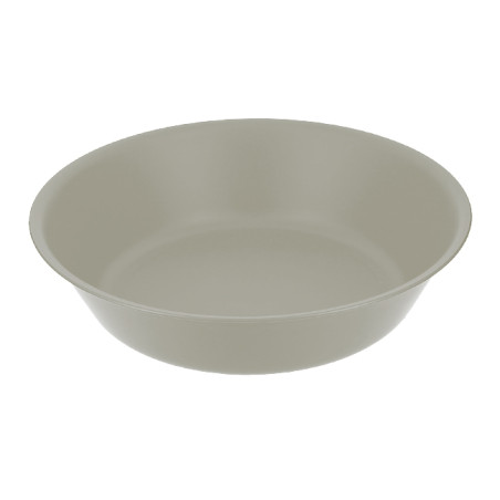 Assiette Creuse Réutilisable Durable PP Minéral Gris Ø18cm (54 Utés)