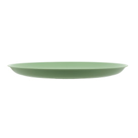 Assiette Réutilisable Durable PP Minéral Vert Ø21cm (6 Utés)