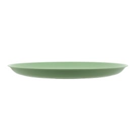 Assiette Réutilisable Durable PP Minéral Vert Ø21cm (54 Utés)