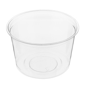 Récipient Compostable PLA Transparent 470ml (500 Utés)