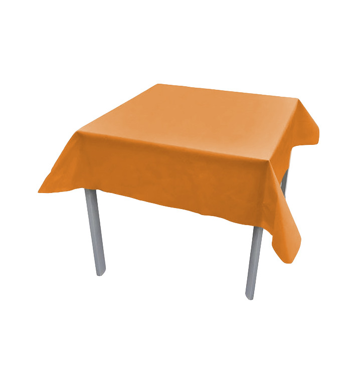 Nappe en PP Non-Tissé Orange 120x120cm (150 Utés)