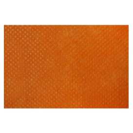 Nappe en PP Non-Tissé Orange 120x120cm (150 Utés)