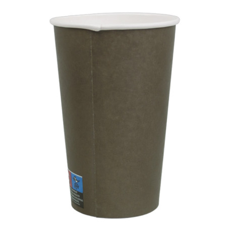 Gobelet Carton Marron 16Oz/480ml Ø9,0cm (1.000 Utés)