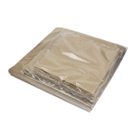 Sachet Ingraissable Ouverture latérale 15x15,2cm Naturel (100 Unités)