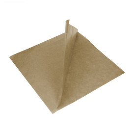 Sachet Ingraissable Ouverture latérale 15x15,2cm Naturel (100 Unités)