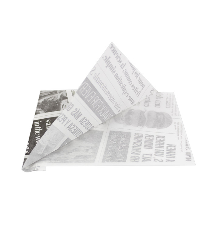 Sachet Ingraissable Ouverture latérale "News" 15x16cm (4000 Utés)