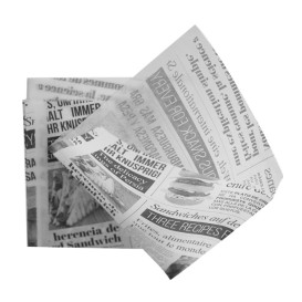 Sachet Ingraissable Ouverture latérale "News" 15x16cm (4000 Utés)