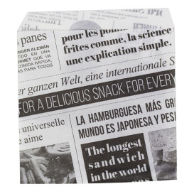 Sachet Ingraissable Ouverture latérale "News" 15x16cm (4000 Utés)