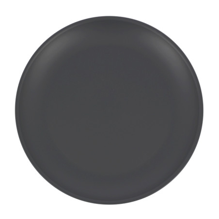 Assiette Réutilisable Durable PP Minéral Anthracite Ø23,5cm (1 Uté)