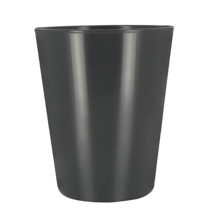 Gobelet Réutilisable Durable PP Minéral Anthracite 330ml (72 Utés)