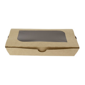 Barquette carton Premium 21x13x3,5cm 730ml (25 Utés)