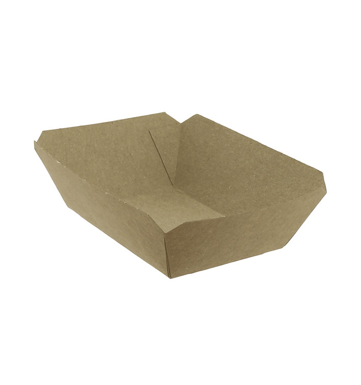 Barquette Carton Kraft-Kraft 9,6x6,5x4,2cm 250ml (1000 Utés)