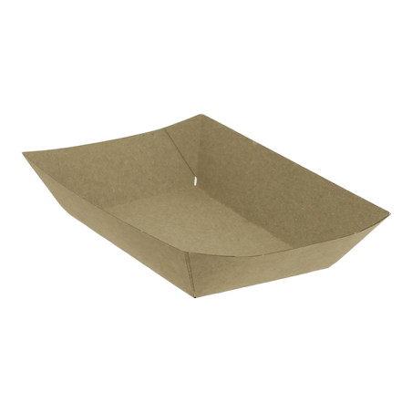 Barquette Carton Kraft-Kraft 11,0x7,0x3,5cm 300ml (25 Utés)