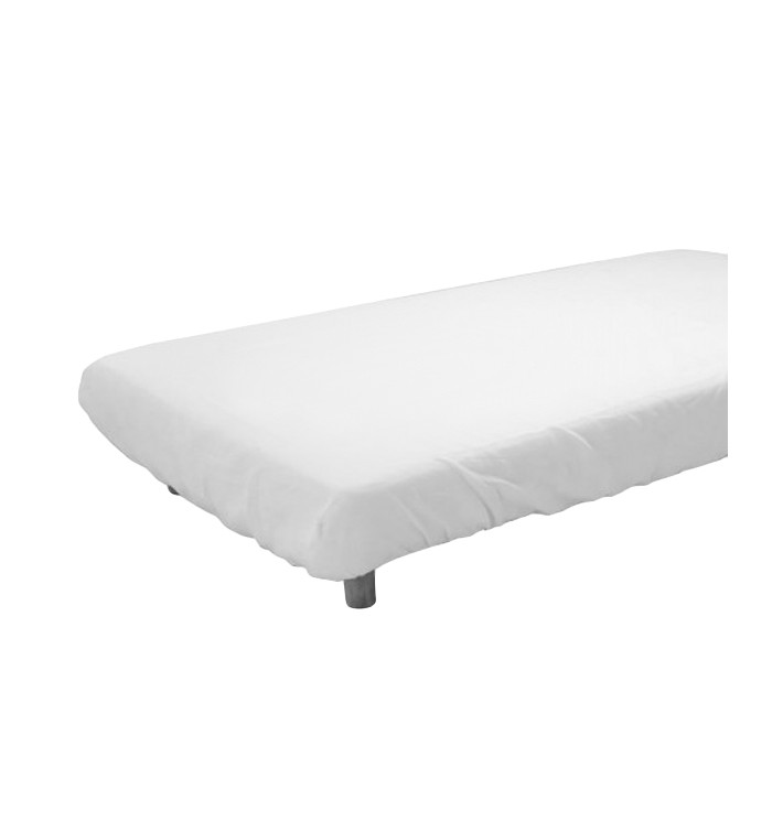 Drap Non Ajustable en PP Non tissé SMS 180x210cm (1 Uté)