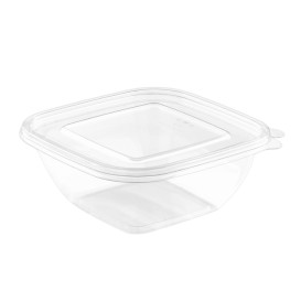 Couvercle Plat pour Bol Plastique PET 175x175mm (300 Utés)