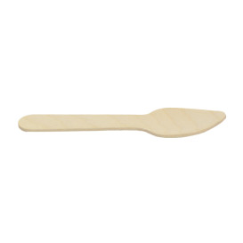 Mini Cuillère en Bois 7,5cm (100 Utés)